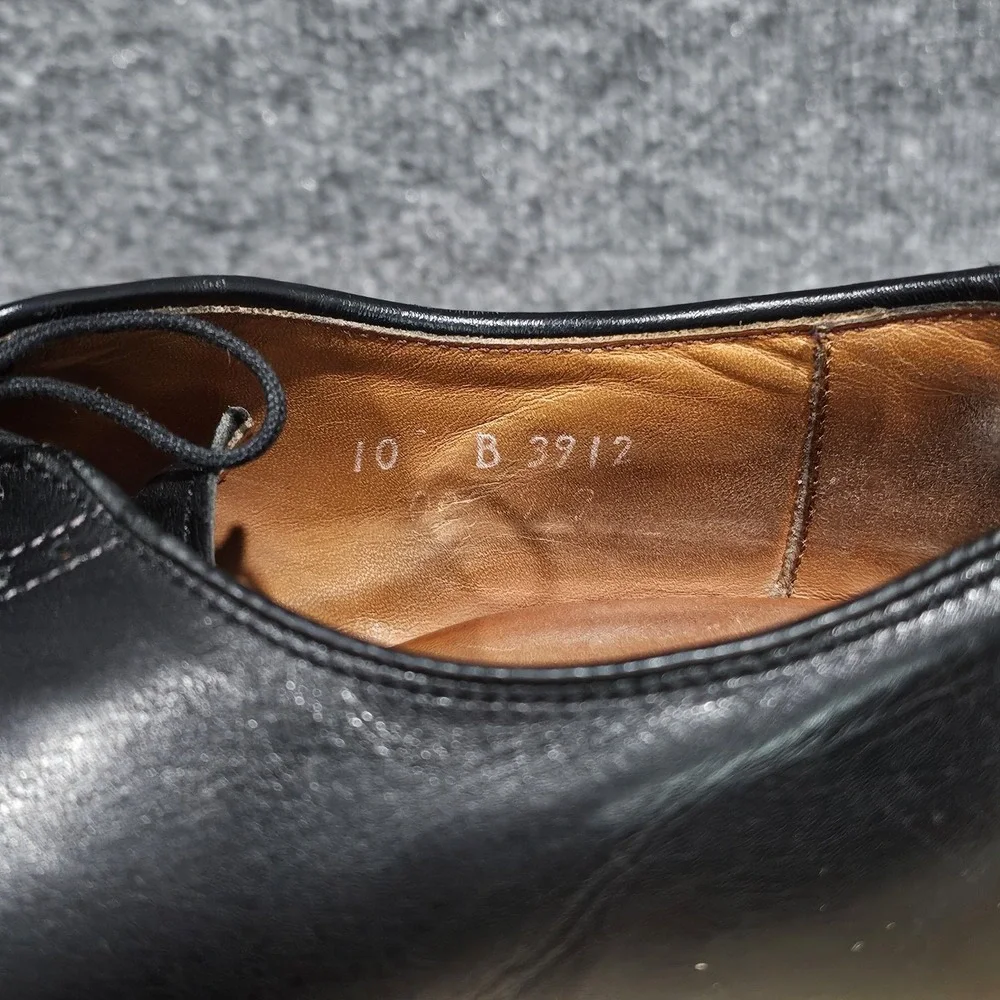 Allen Edmonds Perry‎ Black Leather Men's Event Classic Shoes Size 10